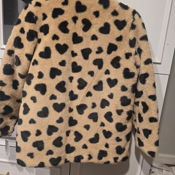 Carter's Tan and Black Heart Pea Coat - Picture 7 of 10